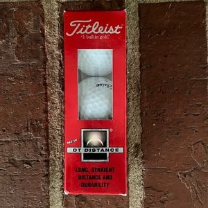 Titleist DT Distance Golf Balls New in Box